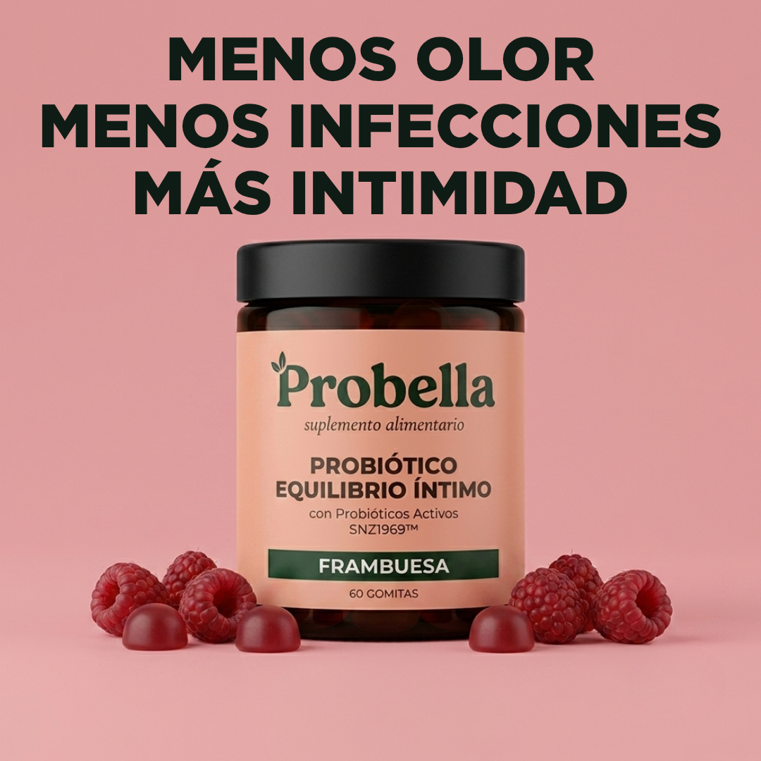 PROBELLA | Flora íntima natural sana sin antibióticos ni cremas