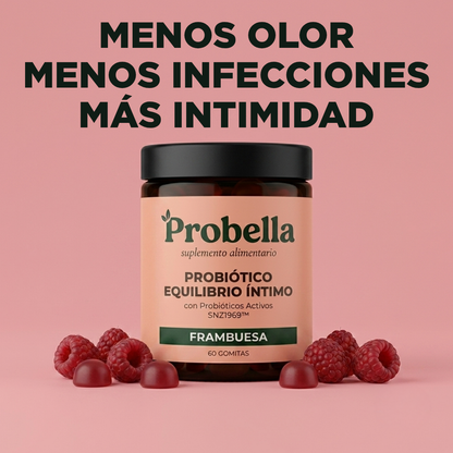 PROBELLA | Flora íntima natural sana sin antibióticos ni cremas