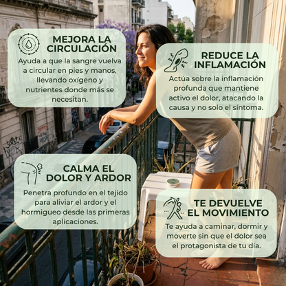 The Miracle Balm | Alivia el ardor y hormigueo para que vuelvas a moverte sin dolor