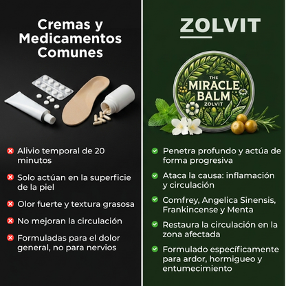 The Miracle Balm | Alivia el ardor y hormigueo para que vuelvas a moverte sin dolor